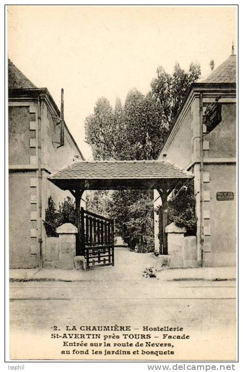 La Chaumière Hostellerie - Saint Avertain Près De Tours - Façade Entrée Sur La Route De Nevers - Saint-Avertin