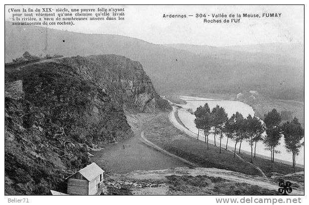 08 / Fumay. Vallée De La Meuse. Roche De L'Uf - Fumay