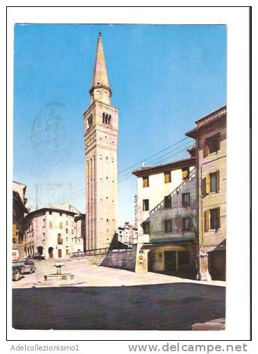 18457)cartolina Illustratoria  Pordenone - Campanile Di S. Marco - Pordenone