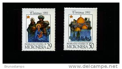 MICRONESIA - 1993  CHRISTMAS  MINT NH - Micronesia