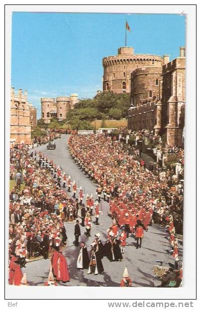 The Garter Ceremony , WINDSOR Castle ,England , 1974 ,TB - Einweihungen