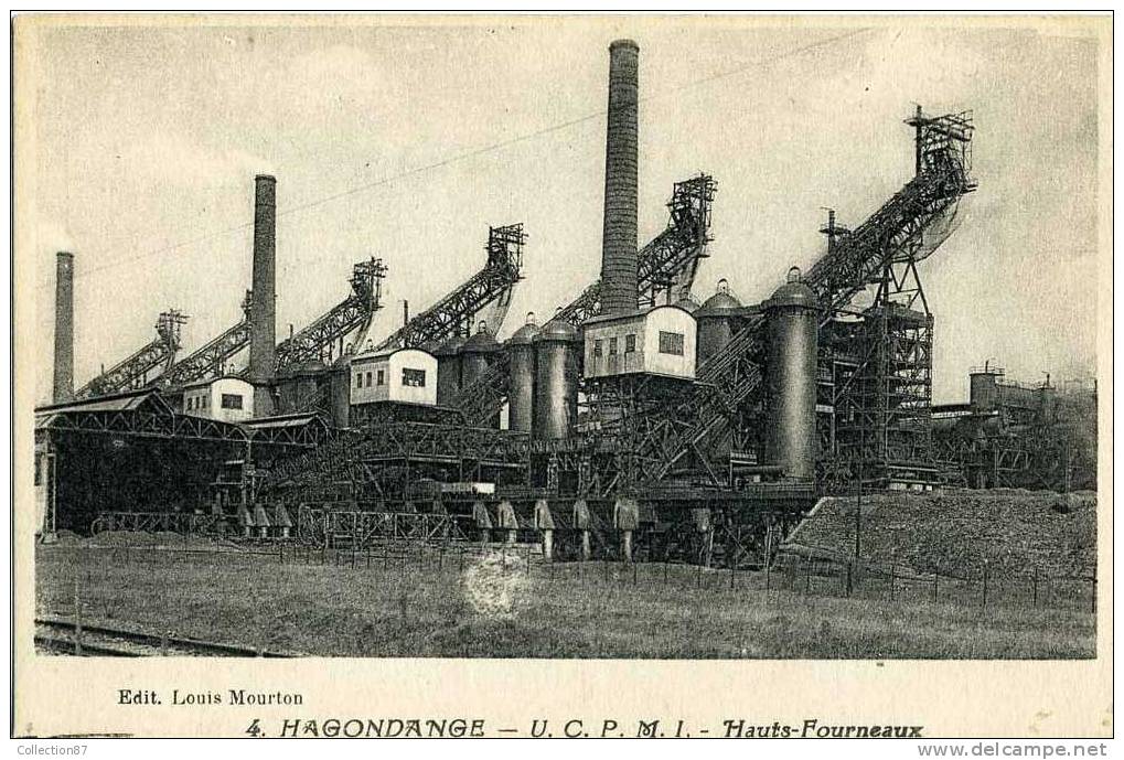 57 - MOSELLE - HAGONDANGE - U.C.P.M.I. - HAUTS FOURNEAUX Des ACIERIES - Hagondange