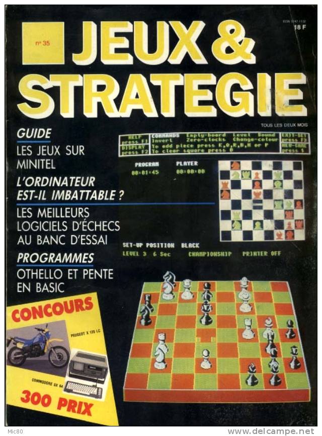 Magazine "Jeux & Stratégie" N° 35  Très Bon état. - Jeux De Rôle