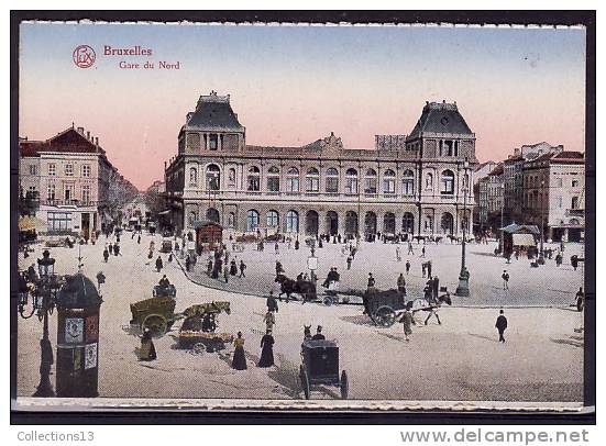 BELGIQUE - Bruxelles - Gare Du Nord - Spoorwegen, Stations