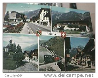 SUISSE SVIZZERA Zwitserland TRAIN TRENO Brienz Rigi Bahn Multivues  VB1975 BR18825 - Brienz