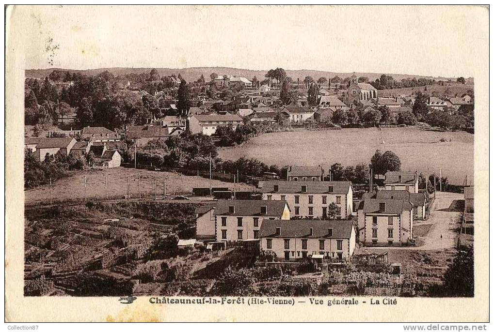 87 - HAUTE VIENNE - CHATEAUNEUF La FORET - VUE D'ENSEMBLE Sur La CITE - Chateauneuf La Foret