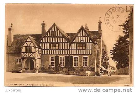 15TH CENTURY HALF-TIMBERED HOUSE . LACOCK. - Other & Unclassified