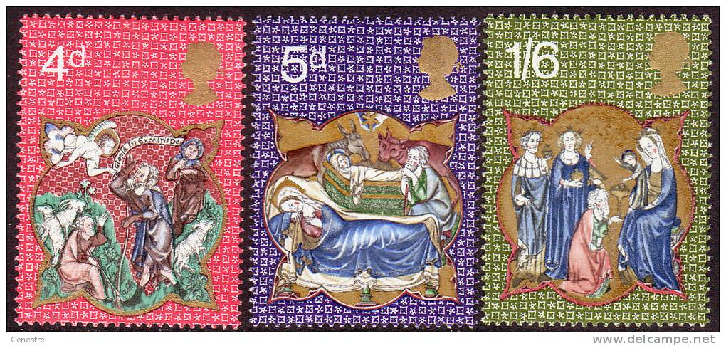 Grande-Bretagne - Y&T  602 à 604 (SG  838 à 840) ** (MNH) - Christmas - Nuevos