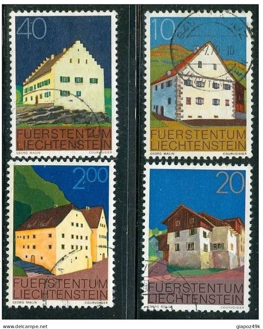 LIECHTENSTEIN  - 1978  -  Edifici  -  N.  641 . . .   Usati  -  Lotto  N.  109 - Usados