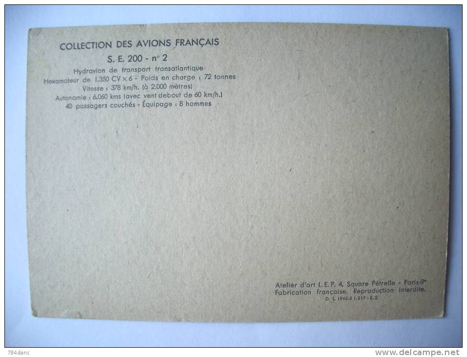 Collection Des Avions Francais Louis Petit . Série 2 S.E 200 - 1939-1945: 2ème Guerre
