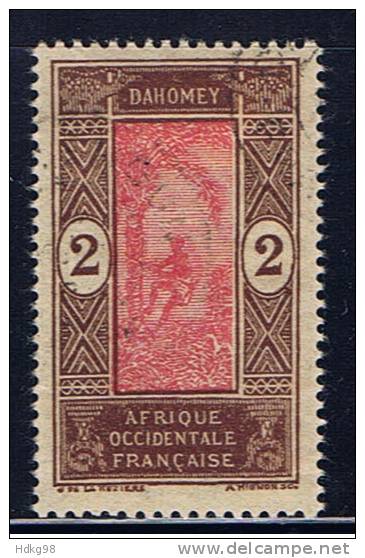 DY+ Dahomey 1913 Mi 43 Ölpalm-Ernte - Oblitérés