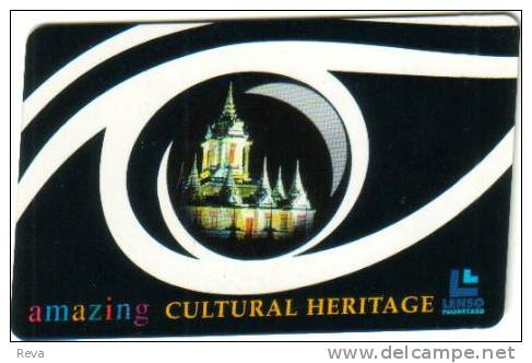 THAILAND 300 BAHT  PALACE  CULTURAL  HERITAGE  CHIP   CARD  READ DESCRIPTION !! - Thaïlande