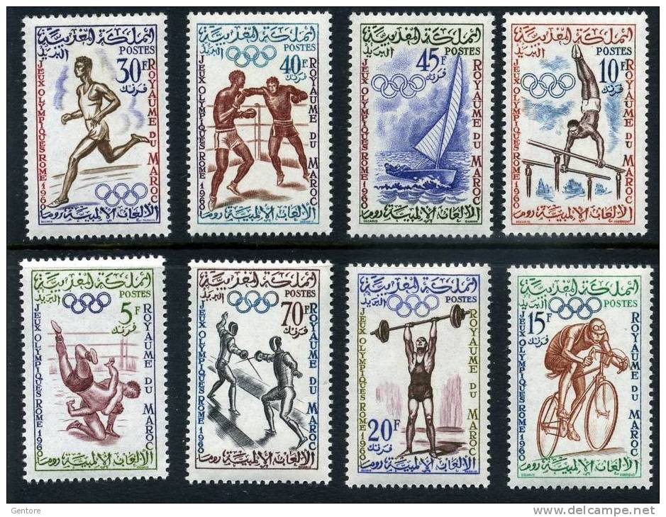 1960 MAROC   Cpl Set Of 8 Value Yvert Cat.  413/20  Perfect MNH ** - Estate 1960: Roma