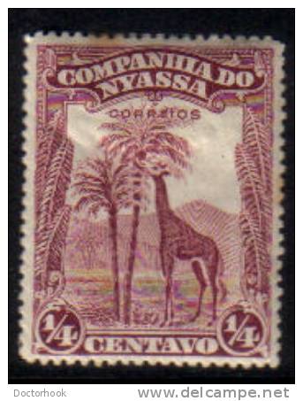 NYASSA.   Scott #  106*  F-VF MINT Hinged - Nyassaland