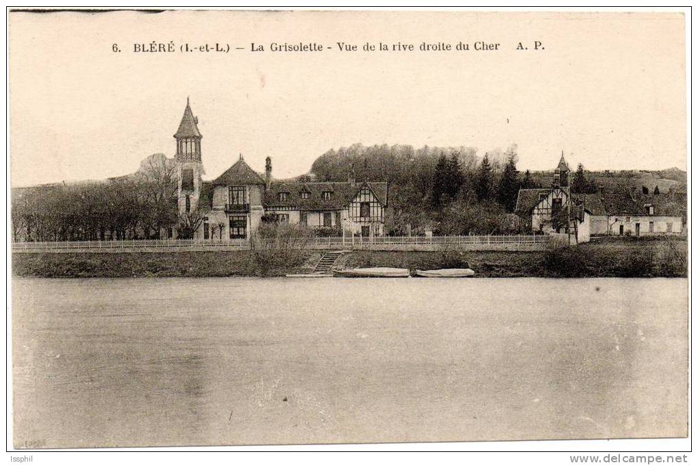 BLERE (I.-et-L.) La Grisolette - Vue De La Rive Droite Du Cher - Bléré