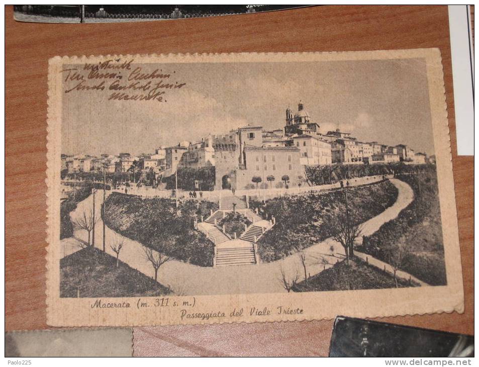 MACERATA - Passeggiata Di Viale Trieste BN VG 1941 - Macerata