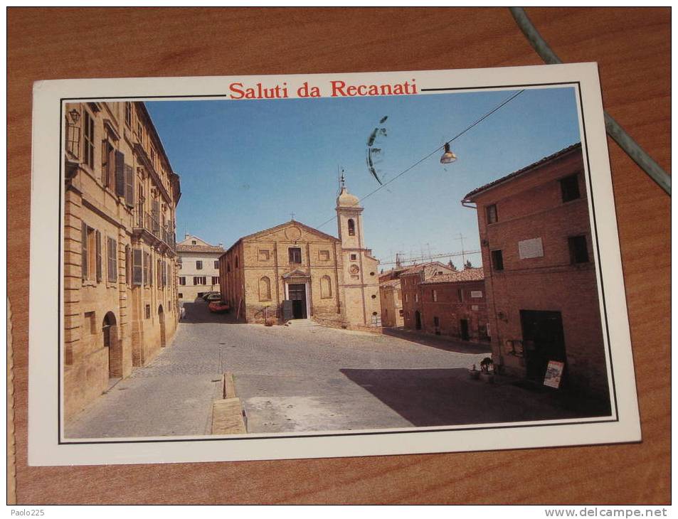 MACERATA - RECANATI  Saluti Colori VG - Macerata