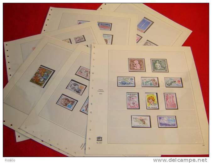 FRANCE / ANNEE COMPLETE 1979 EN FEUILLES SAFE / ETAT NEUF // 57 VALEURS - Collections