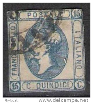 ITALY 1863 N°11a  @ - Used