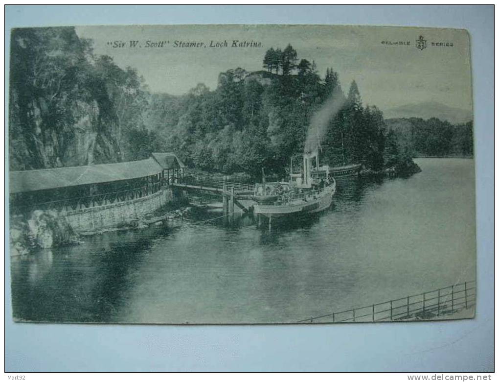 LOCH KATRINE STEAMER W SCOTT - Perthshire