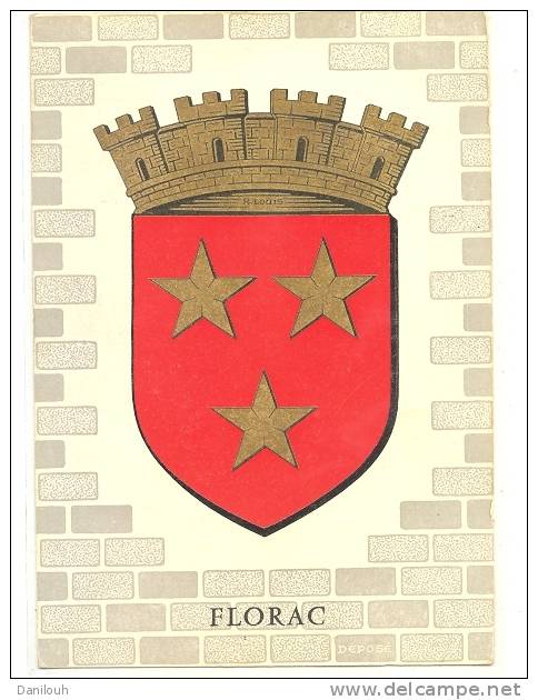 48 //FL/ FLORAC, Blason De La Ville - Florac