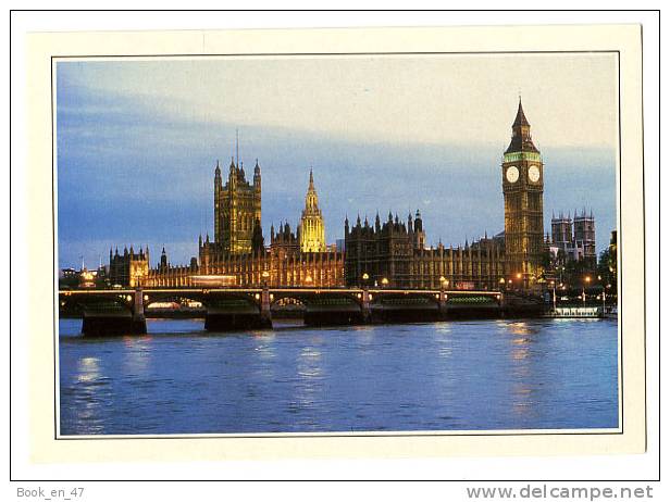 {31946} Angleterre Londres , Pont De Westminster , Tamise Illuminations Du Parlement , De Victoria Tower Et Big Ben - Westminster Abbey