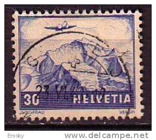 PGL - SWITZERLAND AIRMAIL N°27 - Oblitérés