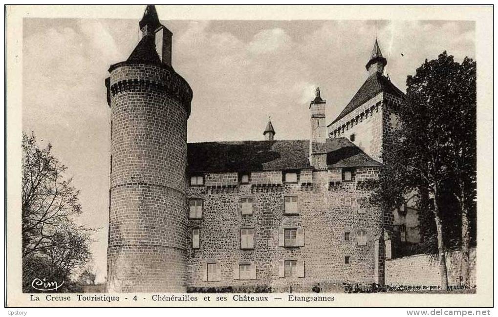 23 - CHENERAILLES - Chateau D'Etangsannes - Chenerailles