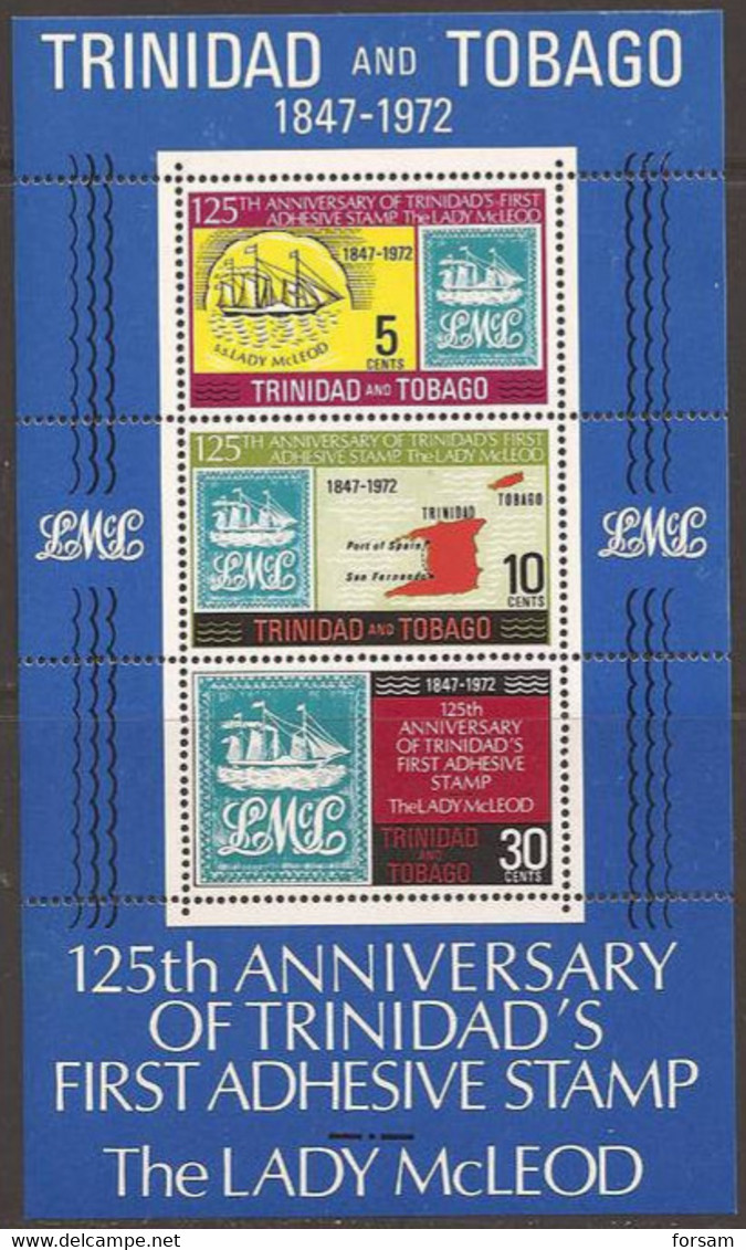 TRINIDAD & TOBAGO..1972..Michel # Block 3 (# 299-301)...MNH. - Trinidad En Tobago (1962-...)