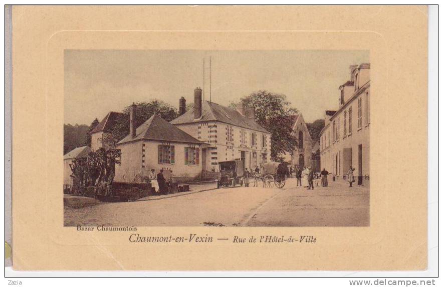 60.048/ CHAUMONT EN VEXIN - Rue De L'Hôtel De Ville - Chaumont En Vexin