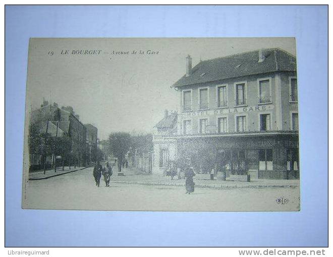 1zs - CPA N°19 - LE BOURGET - AVENUE DE LA GARE (93 - SEINE SAINT DENIS) - Le Bourget