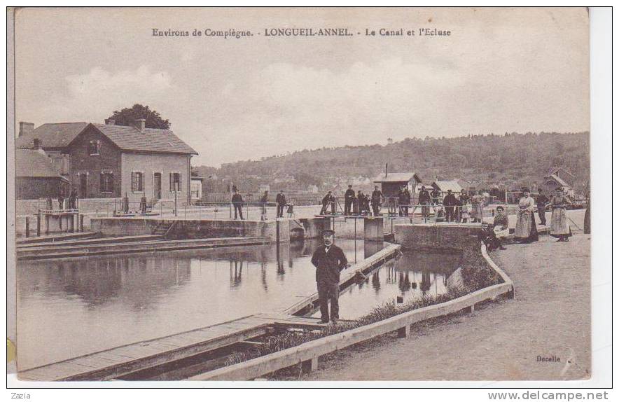 60.151/ LONGUEIL ANNEL - Le Canal Et L'écluse - Longueil Annel