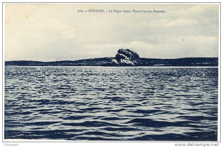 Carte Postale Ancienne Soudan - Le Niger Entre Tombouctou Bourem - Sudan