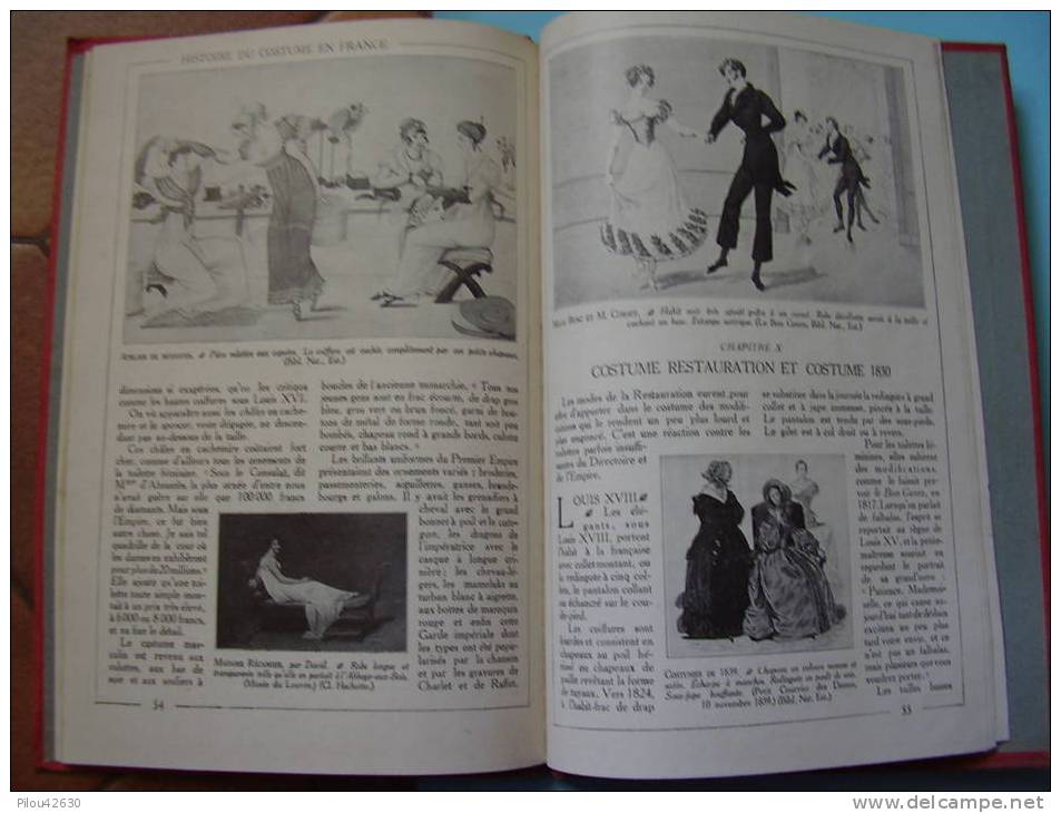 Histoire Du Costume En France - Hachette 1924 - Très Nombreuses Illustrations Et Photos - 64 P. - Encyclopedieën