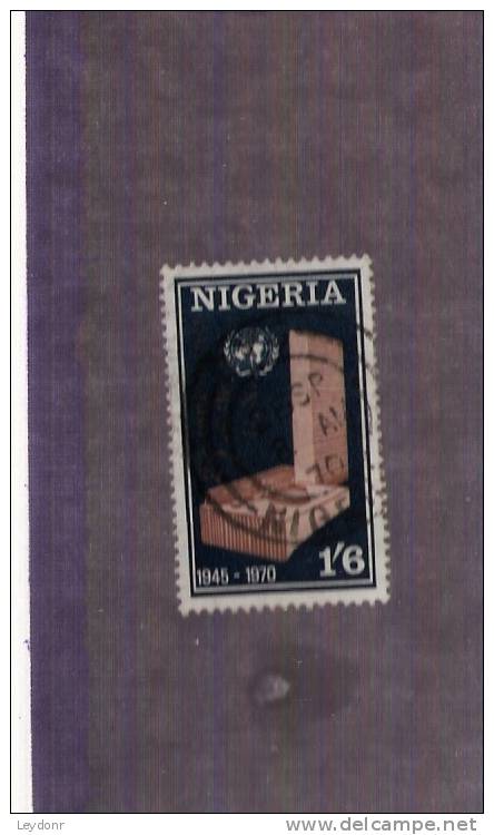 Nigeria - 25th Anniv. Of The U.N.  - Scott # 242 - Nigeria (1961-...)