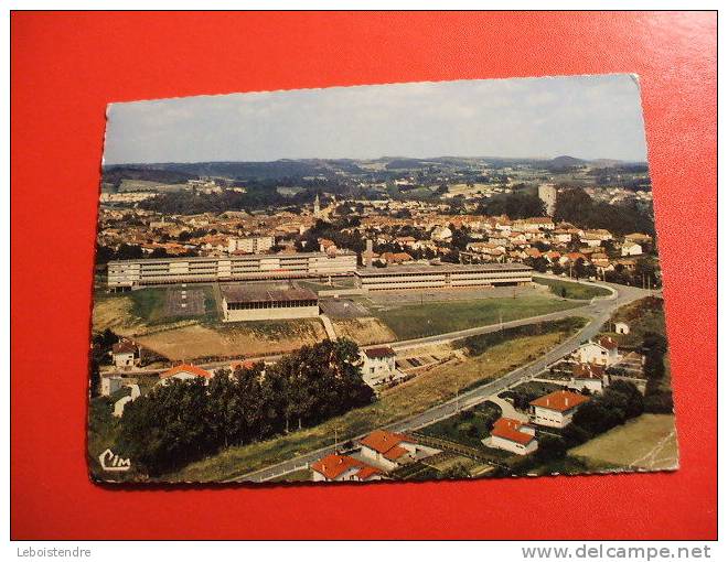 CPSM-1969-(64 PYRENEES-ATLANTIQUES) -ORTHEZ-VUE GENERALE AERIENNE - Orthez