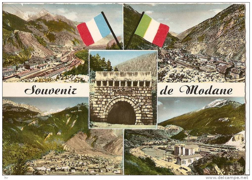 MODANE Vue Générale   Modane Fourneaux   Tunnel Du Fréjus   Modane Ville   Avrieux - Modane