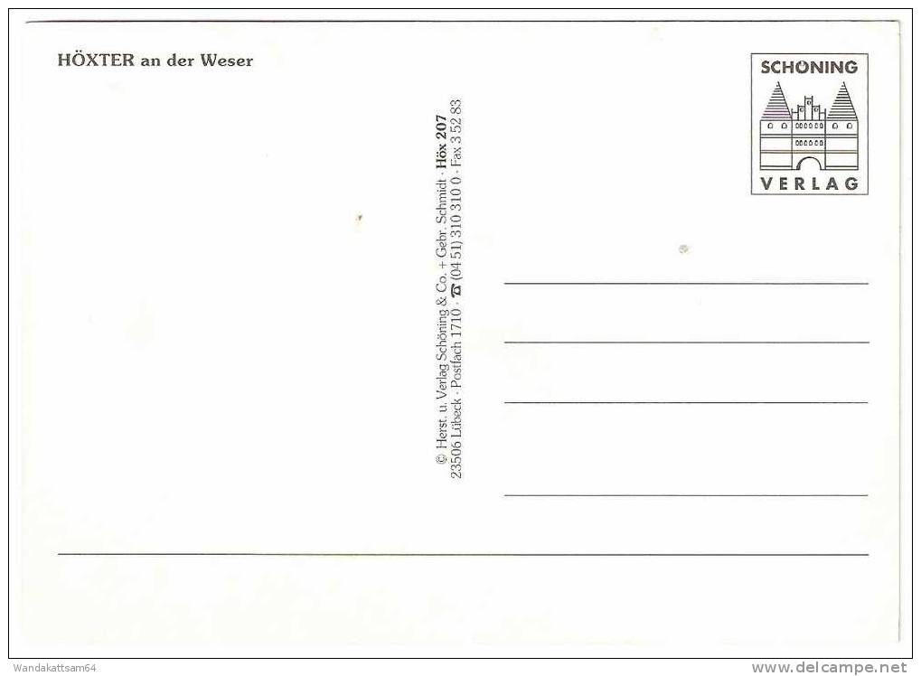 AK HÖXTER An Der Weser Mehrbild 3 Bilder SCHLOSS CORVEY Mit Text (CHRONIK) - Hoexter