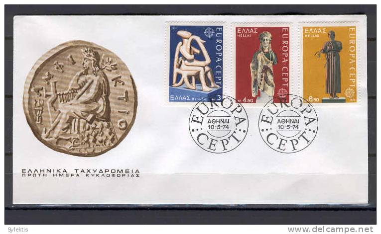 Greece 1974 Europa CEPT FDC - FDC