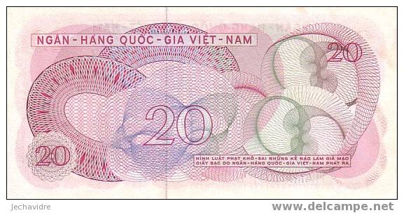 VIET-NAM SUD  20 Dong  Non Daté (1969)   Pick 24a     ***** QUALITE  AUNC ***** - Viêt-Nam