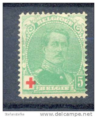 Belgie Ocb Nr :  129 A  * MH  (zie Scan)  Type 2 - 1914-1915 Rotes Kreuz