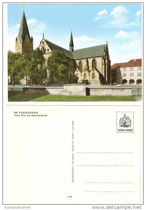 AK 479 PADERBORN Hoher Dom Und Generalvikariat - Paderborn