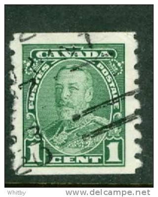 1935 1cent King George V Pictorial Coil Issue #228 - Used Stamps
