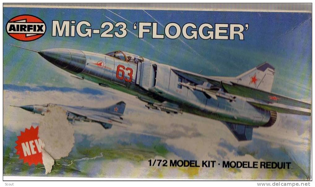 AIRFIX MiG-23 "FLOGGER" SCALA 1/72 ANNI ´80 - Airplanes