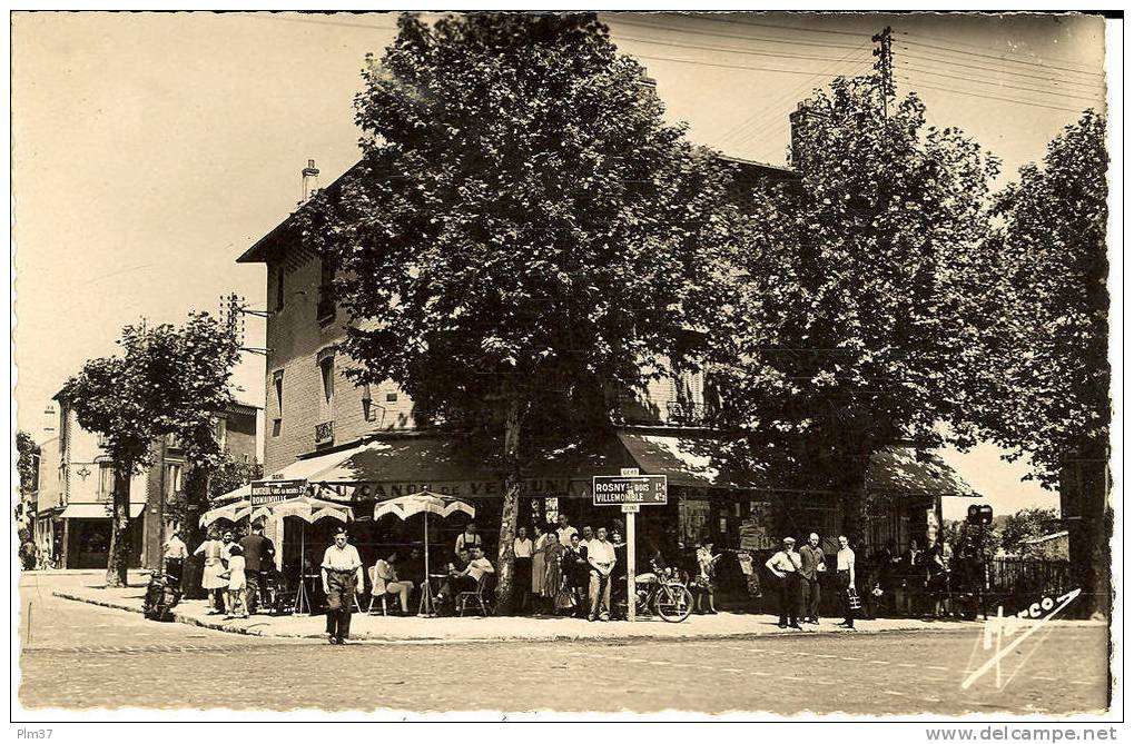 FONTENAY SOUS BOIS - Le Tabac Vincent , Au Canon De Verdun - Belle Animation - CPSM écrite - Fontenay Sous Bois