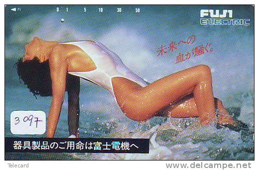 TELEFONKAART  Japan EROTIQUE (3097)  Sexy Lingerie Femme  EROTIC Japan Phonecard - EROTIK - EROTIEK  BIKINI - Mode