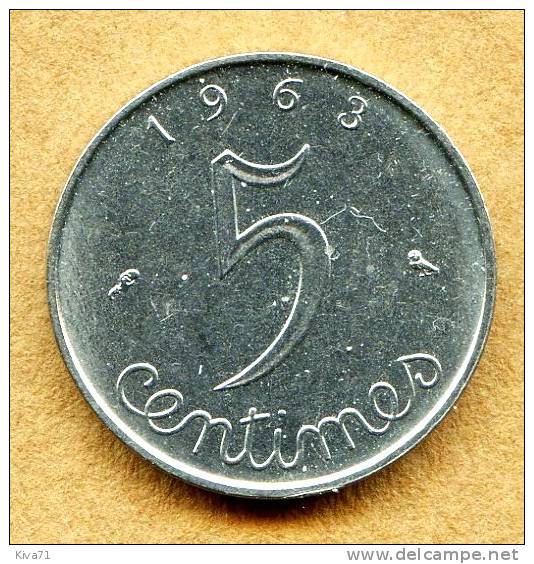 5 CENTIME " Epi" 1963  SUP - 5 Centimes