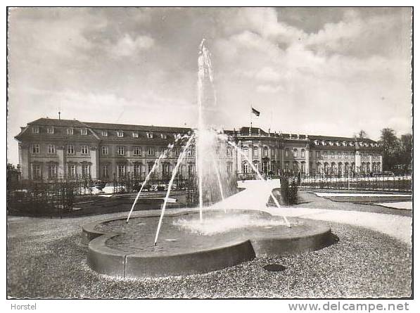 D-71638 Ludwigsburg - Schloss Mit Fontäne (1956) Siehe Stempel ! - Ludwigsburg