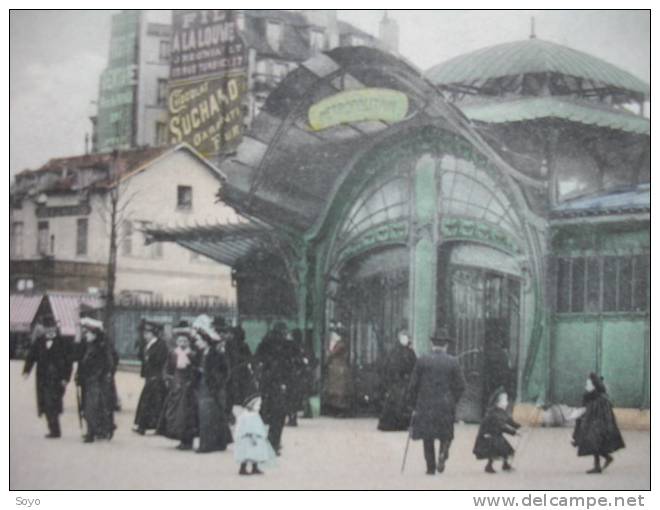Art Deco gare du metropolitain metro Bastille Pub Suchard