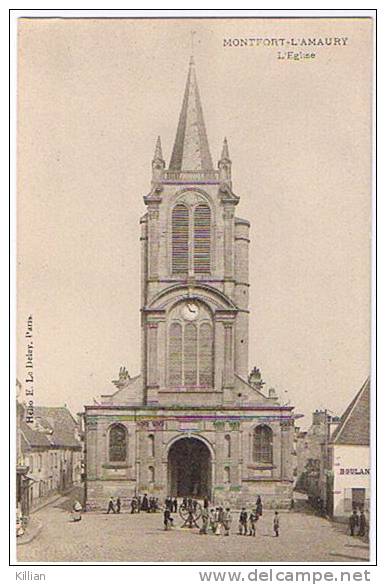 Montfort-l'amaury  L'église - Montfort L'Amaury